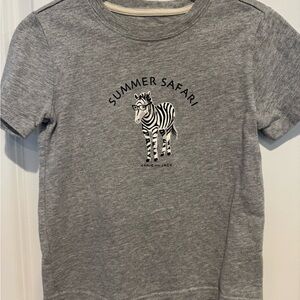 Janie and Jack Gray Summer Safari Tee